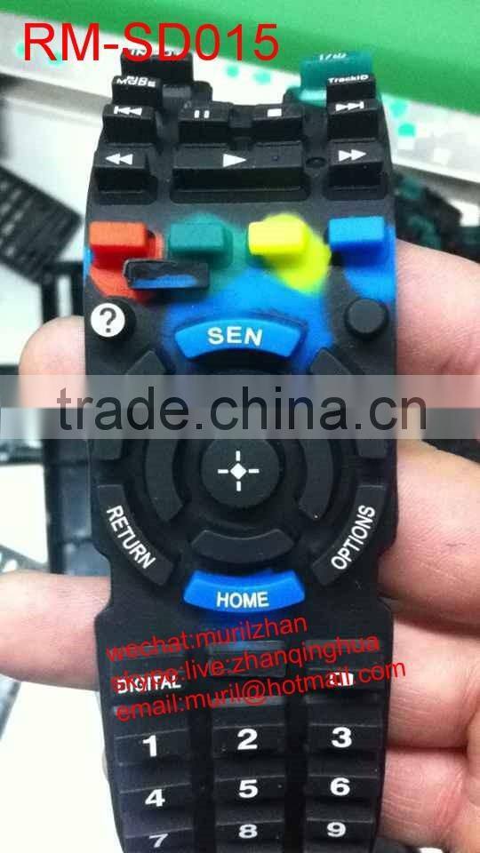 High Quality White+Gray DVD REMOTE CONTROL for SONY RM-D175 with 50 Mini Rubber Buttons