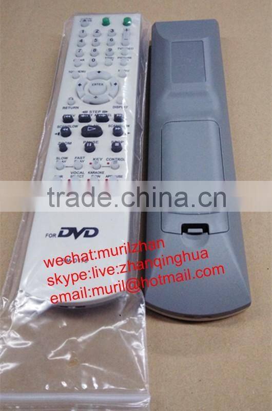 High Quality White+Gray DVD REMOTE CONTROL for SONY RM-D175 with 50 Mini Rubber Buttons