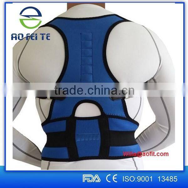 2016 Custom Hot selling Posture Corrector, Magnetic Orthopedic Back posture support brace