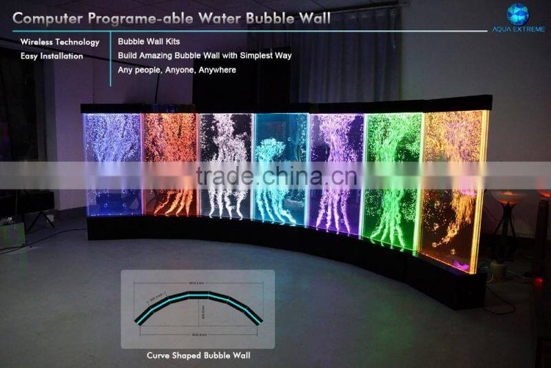 Digital Control bubble wall water panel LED