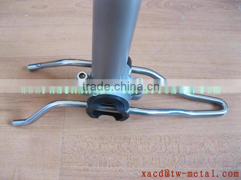 Titanium bike seat post with saddle rails customize seat post Made XACD light weight bike Ti seat post