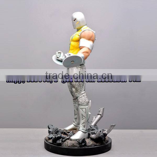 Custom made American famouse movie superhero figure resin nude man statue