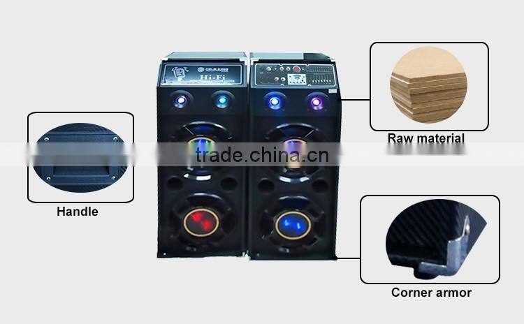Professional Audio Amplifier with Flashing Light Wireless Sound Box For KTV