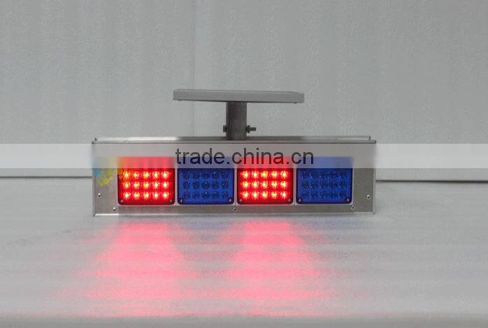 One Side Solar Powered Traffic Road Safety Flashing Warning Light for Road Work
