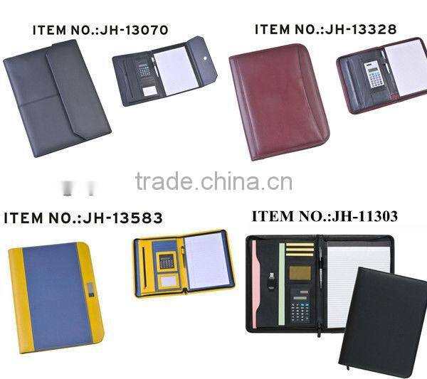 2014 faux leather planner organizer