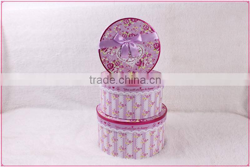 Mysterious Jewelry Packing Gift Paper Round Box