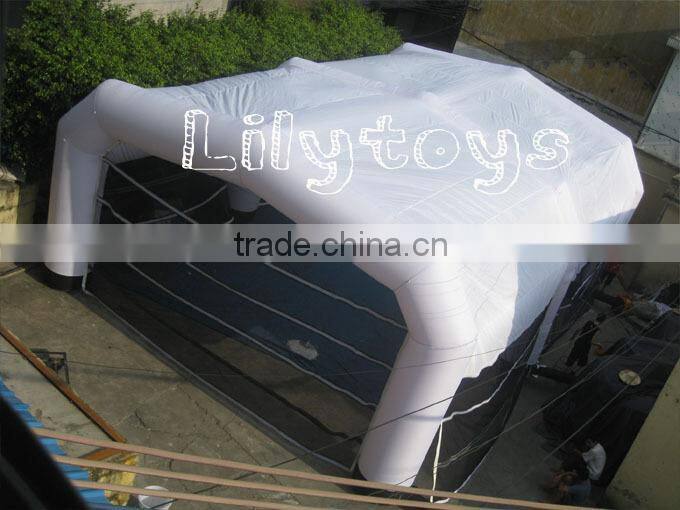 EN14960 Manufacturer Durable Flame retardant inflatable tent tennis