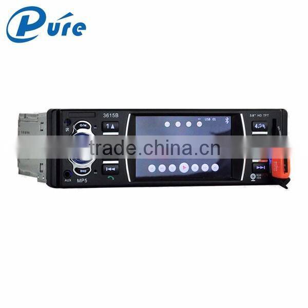 2016 hot selling car radio 3.6 inch car multimedia player car music player with bluetooth and reversing function