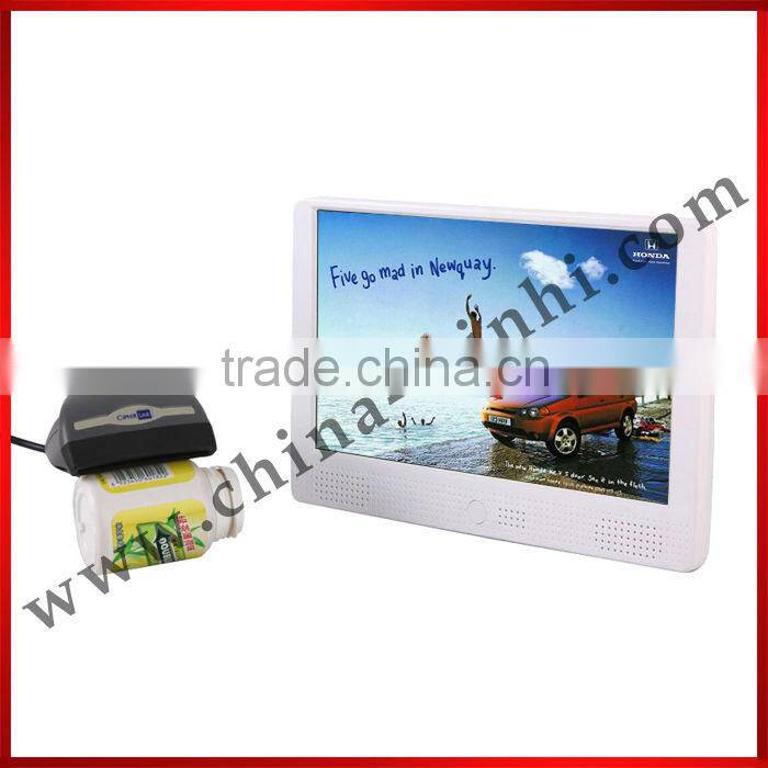 10.2inch Barcode Reader Digital outdoor samsung screen lcd panel Advertising Display