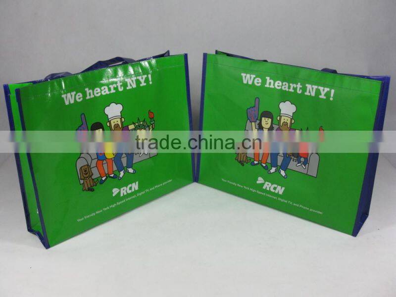 2015 promotional pp woven bag /zipper pp woven shopping bag /woven pp rice bags
