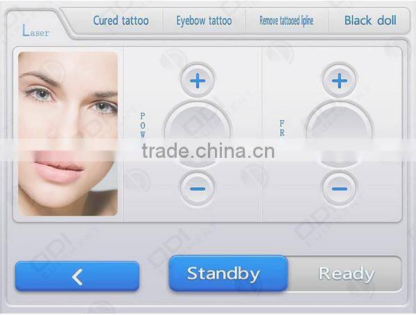 beauty machine beauty salon/spa OD-IRL10 nd yag tattoo removal hair removal RF E light laser ipl