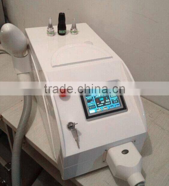 Beijing Sanhe manufacturer portable q switched nd yag laser tattoo removal and skin rejuvenation/ system skin rejuvenation