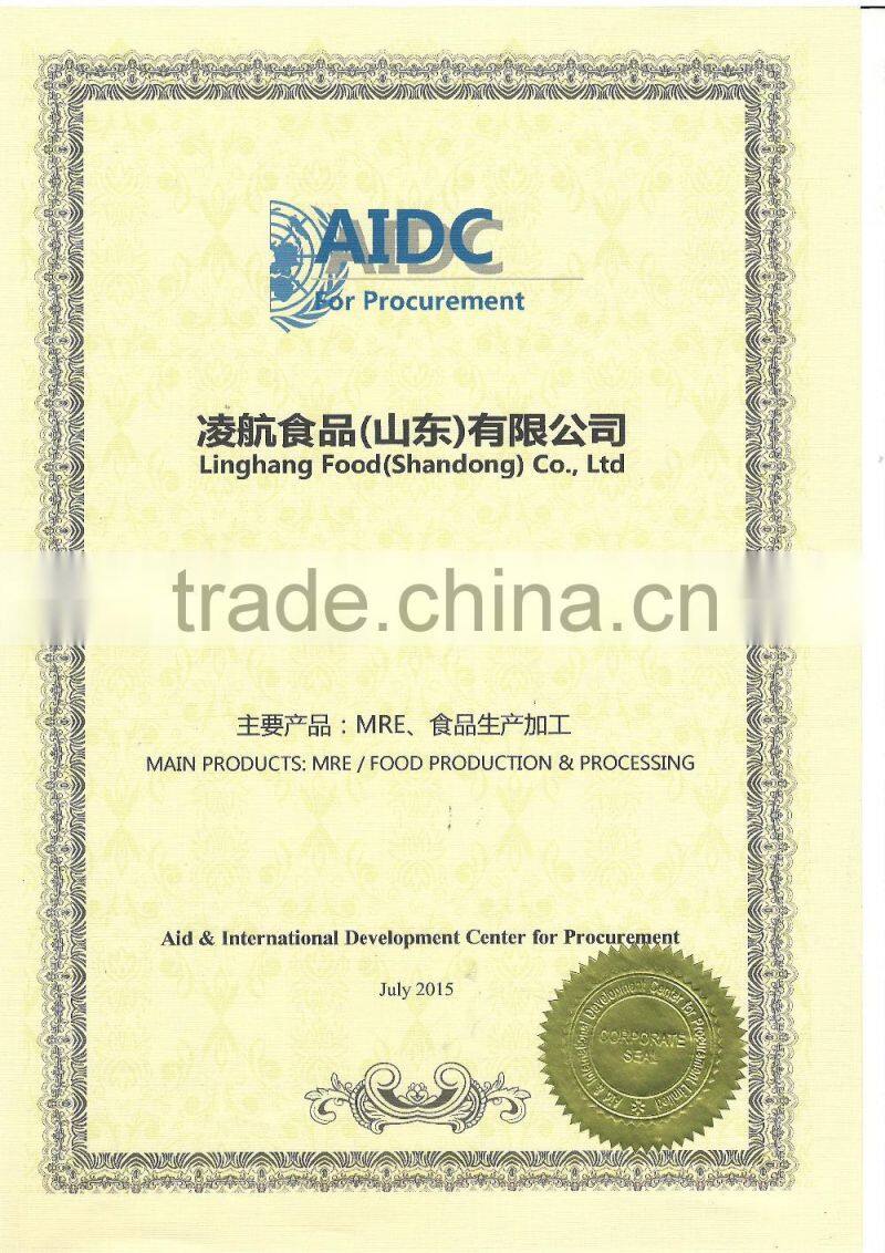 Best Sale Emergency MRE Meals Ready to Eart