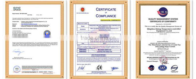 Agriculture Evaporative Ventilation Wet Curtain Made In China / Water wet evaporator cooling pad