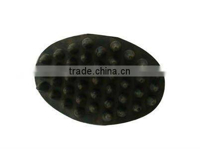 rubber horse grooming brush