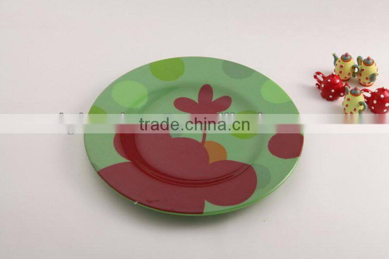 kids melamine plate, crockery serving dishes, summer style, pineapple printed