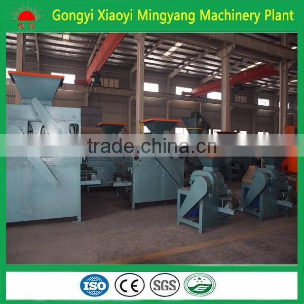 High efficiency Ball shape sugarcane bagasse charcoal straw briquette press machine price