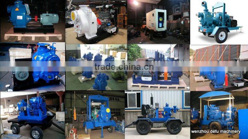 4 inch high capacity sewage pump with tank (JT)