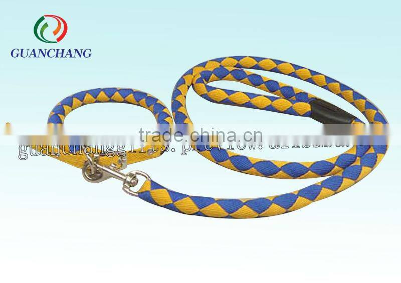 colorful nylon rope dog leashes,dog leads
