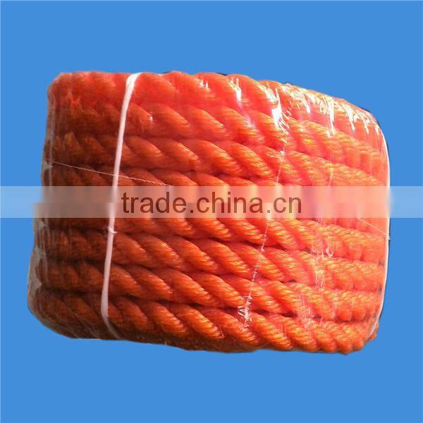Good price 4 strands pe red rope
