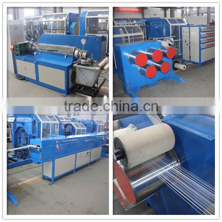 Two machine heads Automatic Bobbin Winder Machine for Rope Braiding Machines