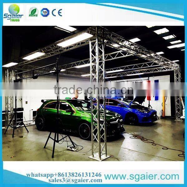 Aluminum spigot truss hang the lighting to car show in Australia