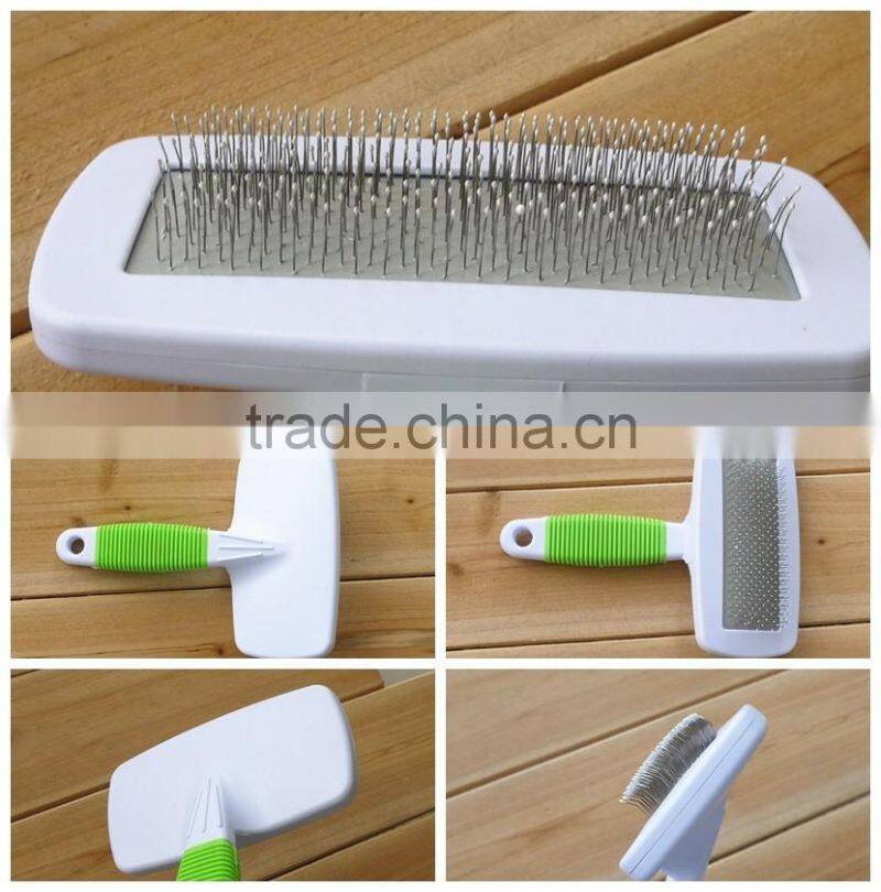 Most selling products pet slicker brush with little comb set