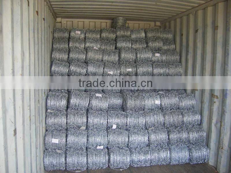 Galvanized iron Coiled Barbed Wire