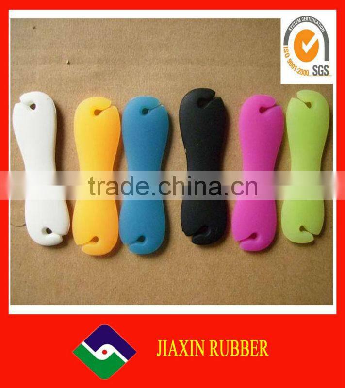 fashion design earphone silicone portable cable winder