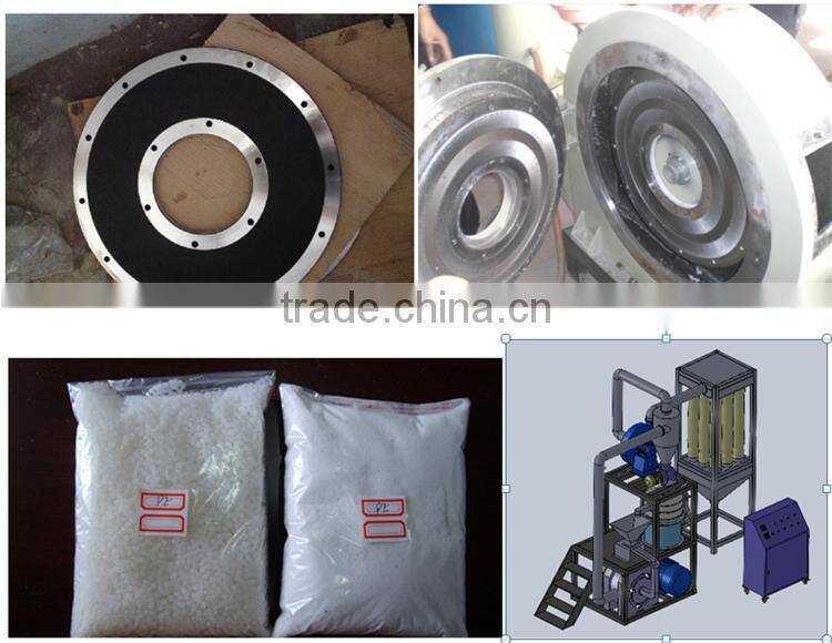 Automatic PE LDPE LLDPE PVC PET high speed plastic pulverizer machine / pulverizer mill/ PVC pulverizer
