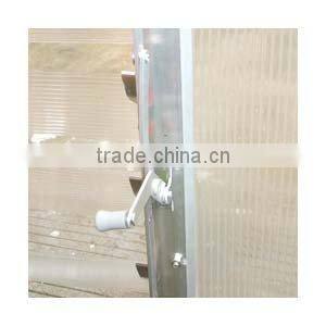 Side manual metal louver window for greenhouse ventilation HX-L165-1