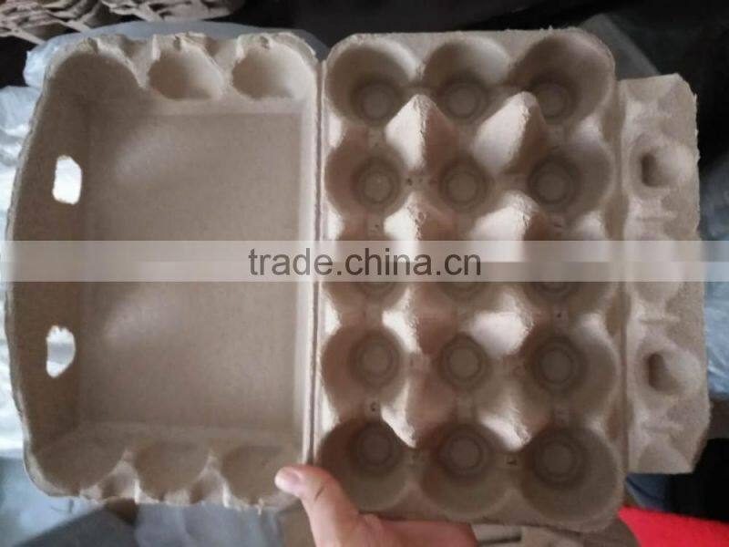 Pulp color egg trays/ paper open egg trays for sale