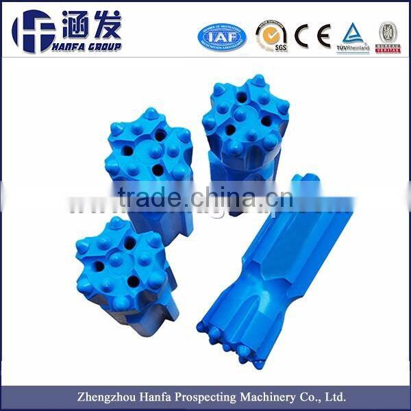 Thread Drill Bits with Rock Drilling Tools