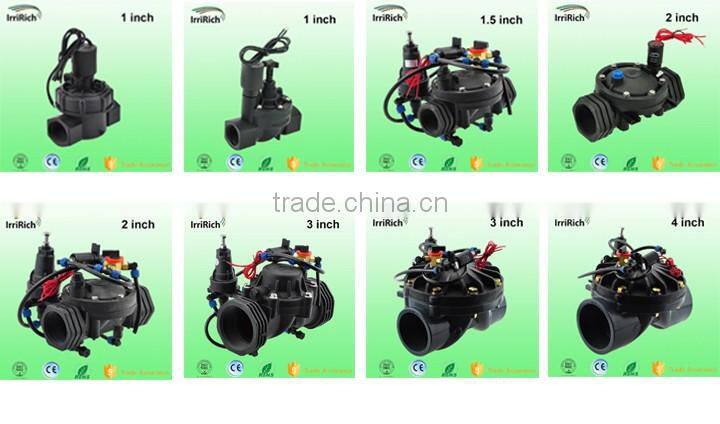 1inch 12vdc manual control electric media water hydraulic solenoid valve