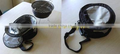 promotional portable BBQ grill cooler bag combo