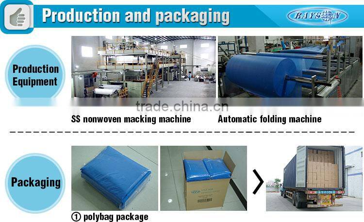 Hygienic Products Raw Material Ropa Desechable, Desechables Sabanas