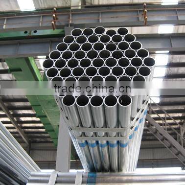 BS1387 plain end hot-dip gi pipe with China factory price