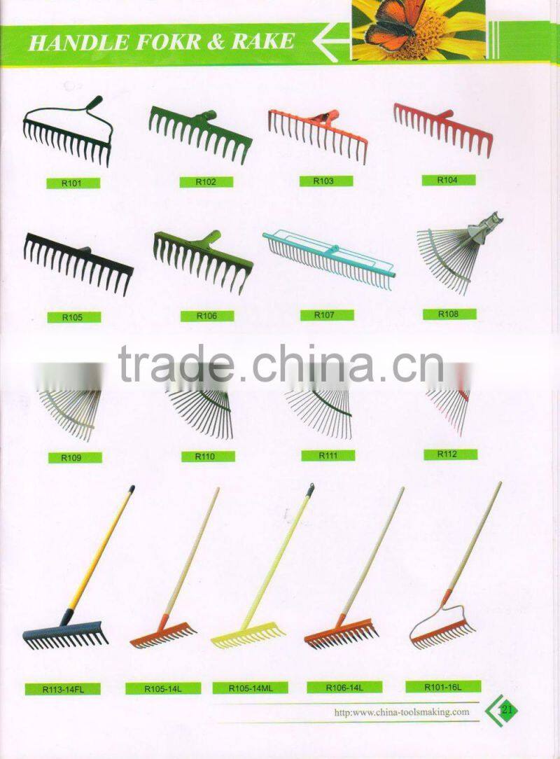 hot sale farming agricultural and garden leaf rake