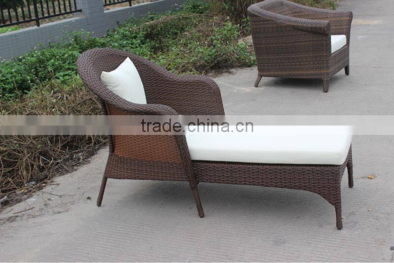 A - outdoor garden furniture leisure sun lounger wicker 7801