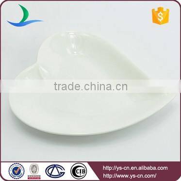 Wholesale ceramic hand made leaf shaped plates