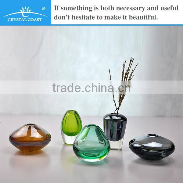 hand blown reed diffuser glass bottle;colored reed diffuser bottles wholesale