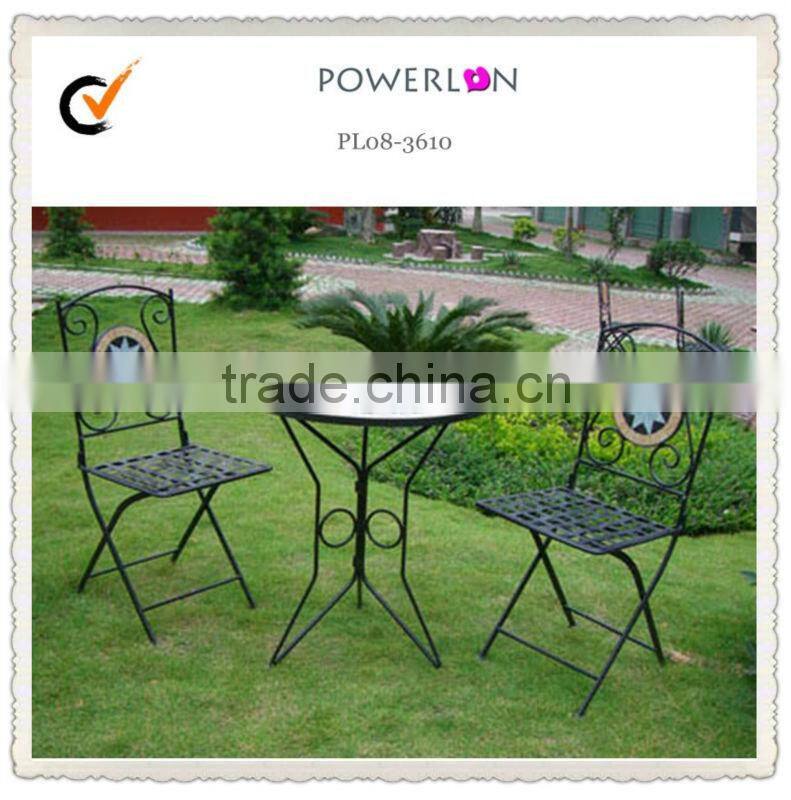 KD save spacking outdoor mosaic bistro set