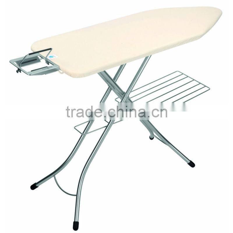 Mesh folding iron table iron table with cloths rack