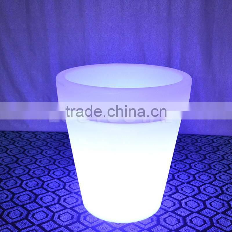 LED furniture led illuminated plastic flower pot led flower pot LTT-CF13