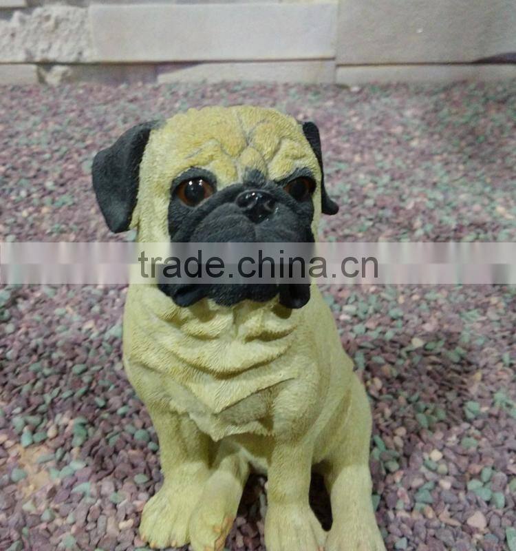 China Factory Mini Fiberglass Dog Statue