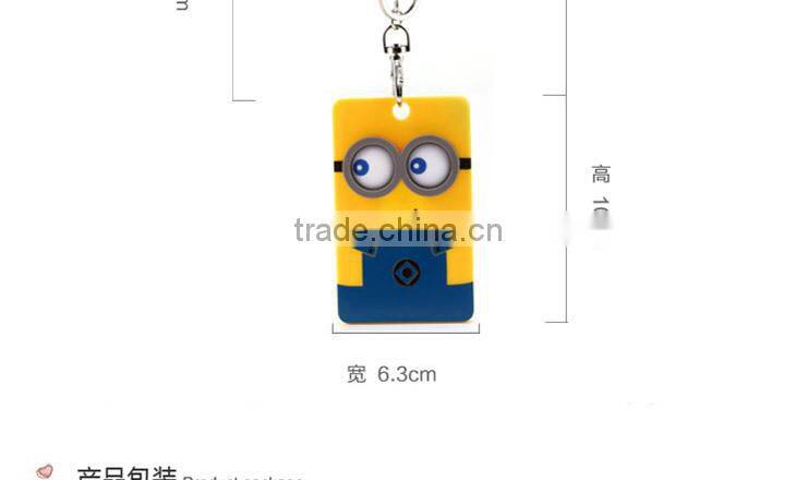 N119 cartoon bus card set of document sets work permit card badges luggage tag with a lanyard Lanyard