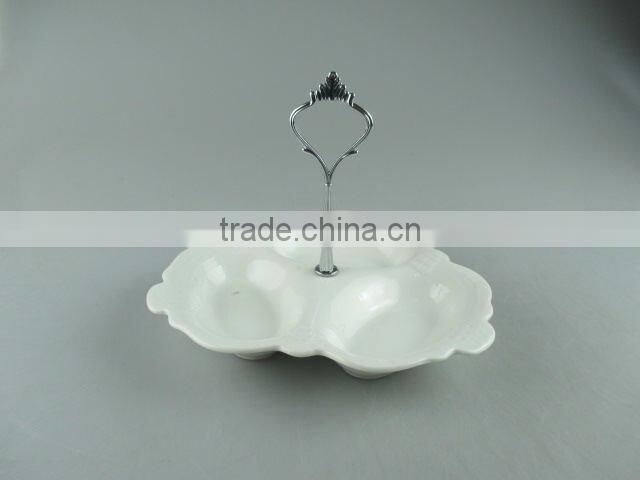 Stocked white beautiful display stand for fruitcandydaily use