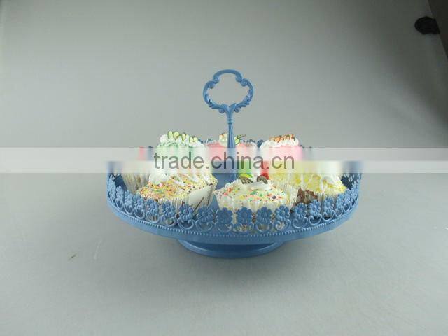 Metal material cake stand for weeding/daily use