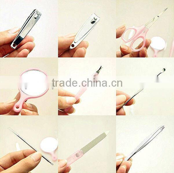 Supply Stainless steel apple nail clippers makeup kit