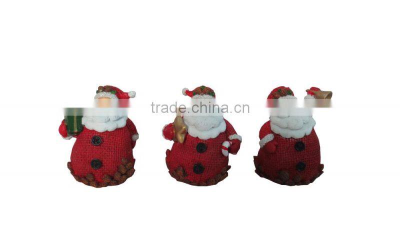 2014 new handmade resin christmas santa gift for sale